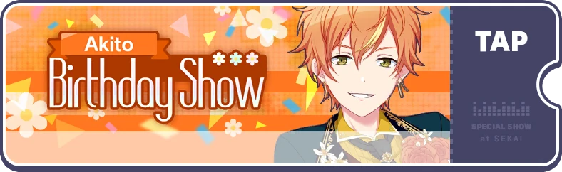 HAPPY BIRTHDAY Live - Akito (2021) | Project SEKAI Wiki | Fandom