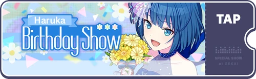 HAPPY BIRTHDAY Live - Haruka (2021) EN Banner