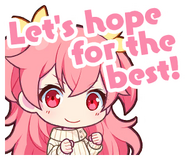 Let's hope for the best!