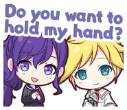 Do you want to hold my hand?