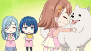 Minori trying to push away samo-chan