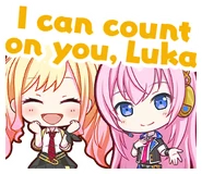 I can count on you, Luka