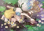 Chie Rico's illustration for Project SEKAI Half-Anniversary Exhibition
