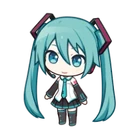 Hatsune Miku - VIRTUAL SINGER Chibi
