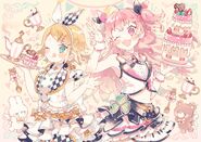 Uekura Eku's illustration for Project SEKAI Half-Anniversary Exhibition