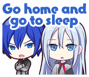Go home and go to sleep