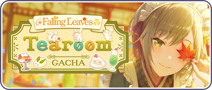 Falling Leaves Tearoom Gacha EN Banner