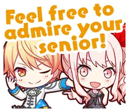 ¡Siéntete libre de admirar a tu superior!