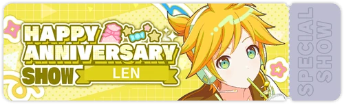HAPPY ANNIVERSARY Live - Len (2023) EN Banner