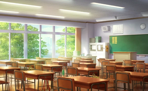 Background Elementary School Classroom