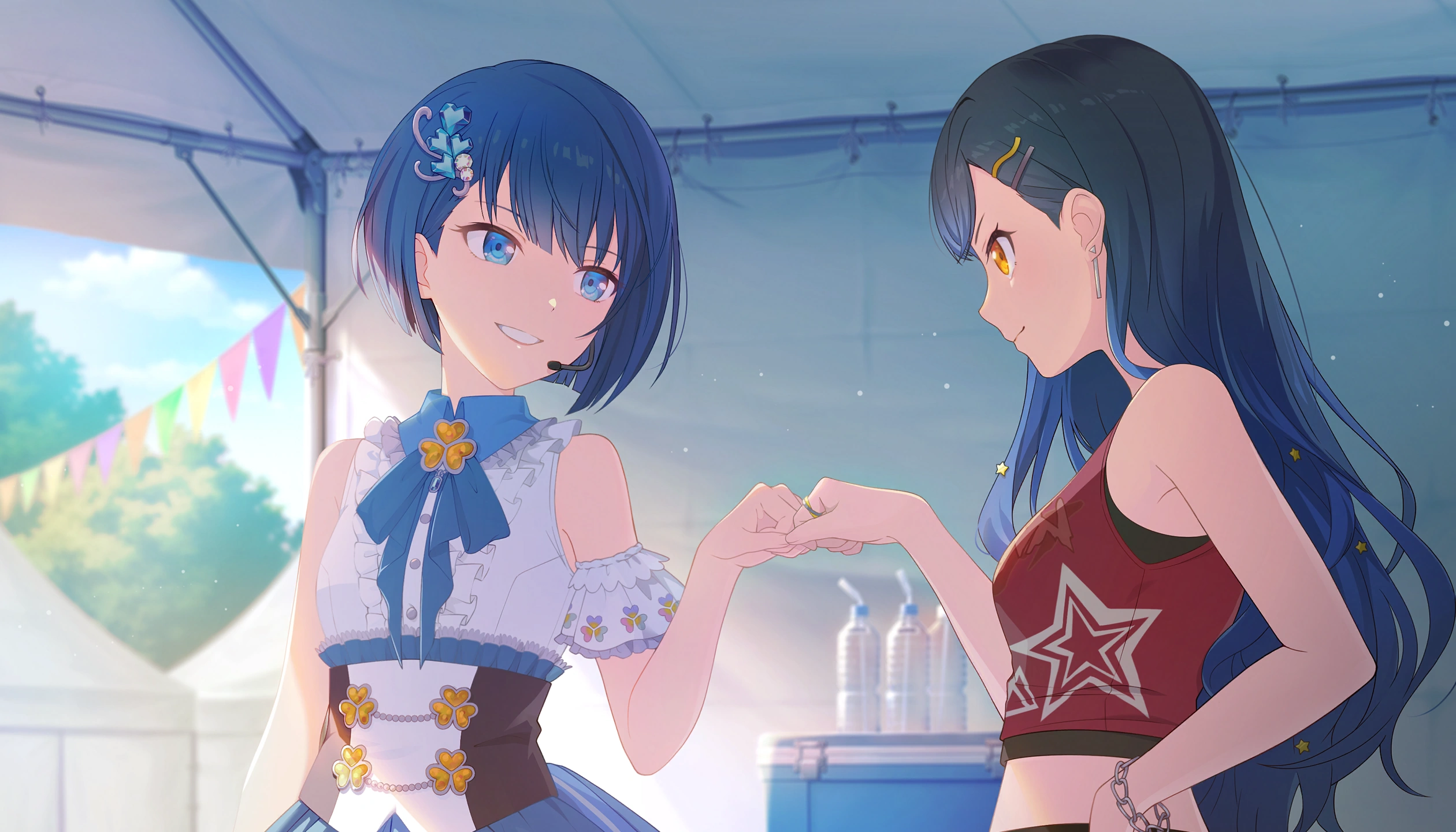 Rivalry In The Stage Wings