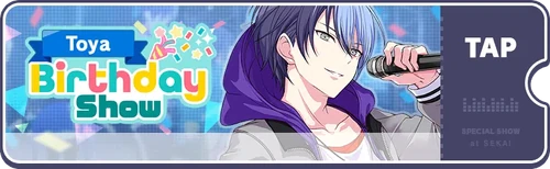 HAPPY BIRTHDAY Live - Toya (2021) EN Banner