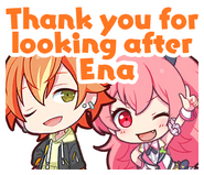 Thank you for looking after Ena