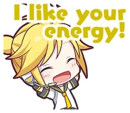 I like your energy!