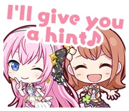 I'll give you a hint♪