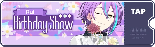 HAPPY BIRTHDAY Live - Rui (2022) EN Banner