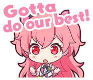Gotta do our best!