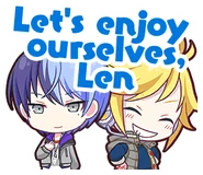 Let’s enjoy ourselves, Len