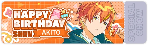 HAPPY BIRTHDAY Live - Akito (2023) EN Banner