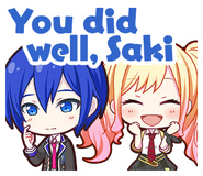 You did well, Saki