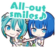 All-out smiles♪