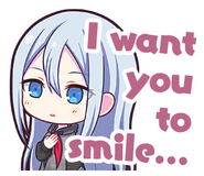 I want you to smile...
