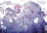 4th Anniversary Postcards by oo6