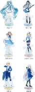 Unit leader acrylic stands