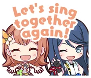 Let's sing together again!