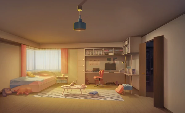 Background Ena's Room (Evening)