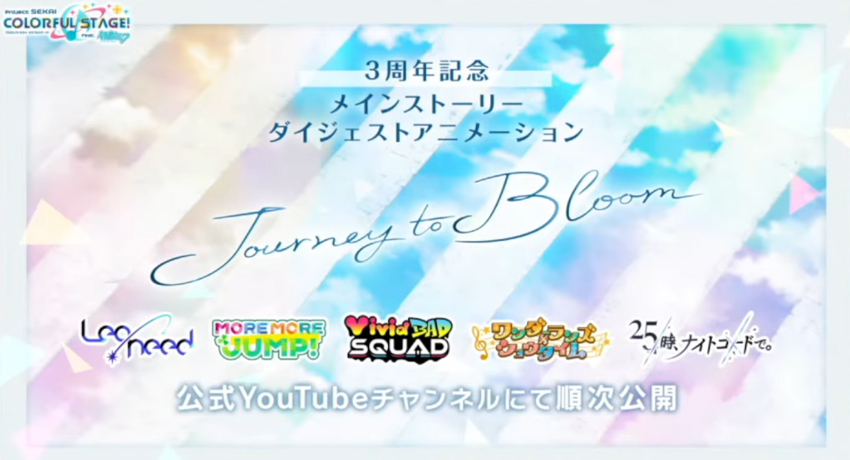 journey to bloom project sekai