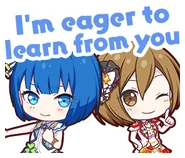 I'm eager to learn from you