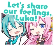 Let's share our feelings, Luka!