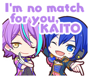 I'm no match for you, KAITO