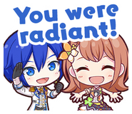 You were radiant!