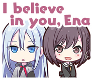 I'm counting on you, Ena