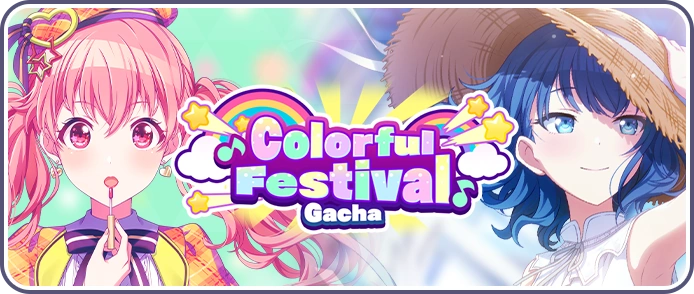 (June 2021) Colorful Festival Gacha EN Banner