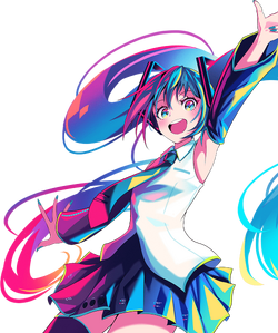 Project Sekai Hatsune Miku Pack Sticker for Sale by melliemania15