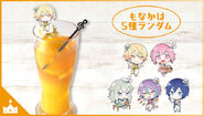 Wonderlands x Showtime orange iced tea from the Animate Cafe collab