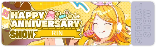 HAPPY ANNIVERSARY Live - Rin (2023) EN Banner