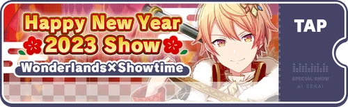 Happy New Year 2022 Live - Wonderlands x Showtime EN Banner
