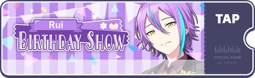 HAPPY BIRTHDAY Live - Rui (2023) EN Banner