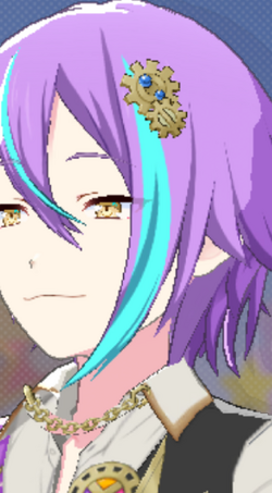 Kamishiro Rui Wig (Short Mixed Purple Blue) from Project