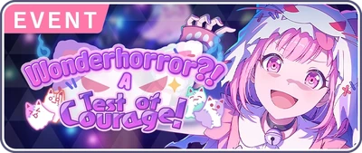 Wonderhorror~!? Um Teste de Coragem! Banner EN