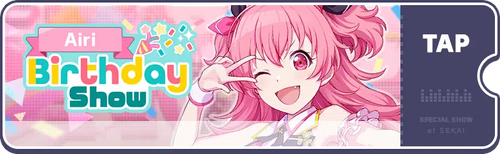HAPPY BIRTHDAY Live - Airi (2021) EN Banner
