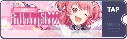 HAPPY BIRTHDAY Live - Airi (2022) EN Banner