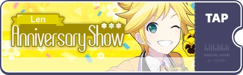 HAPPY ANNIVERSARY Live - Len (2021) EN Banner