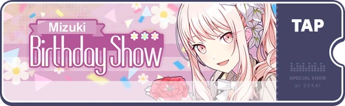 HAPPY BIRTHDAY Live - Mizuki (2022) EN Banner