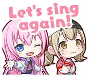 Let's sing again!