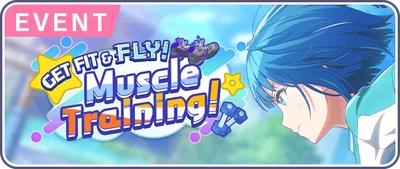 Exercite-se e VOE! Treinamento Muscular! Banner EN